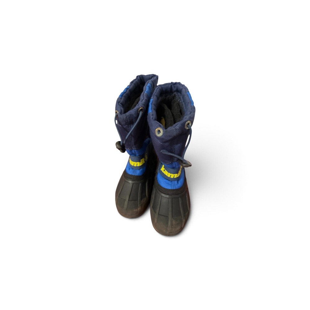 Kamik Stormy Kids Blue Waterproof Winter Snow Boots Size 11 READ